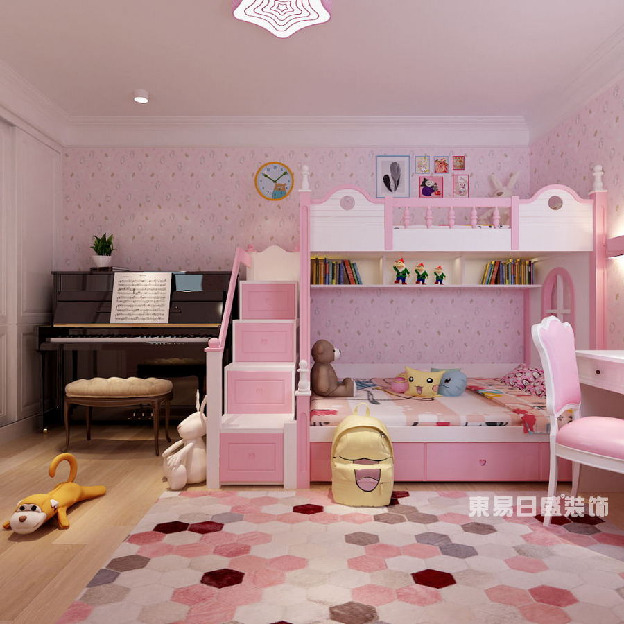 紫东国际-现代美式-儿童房