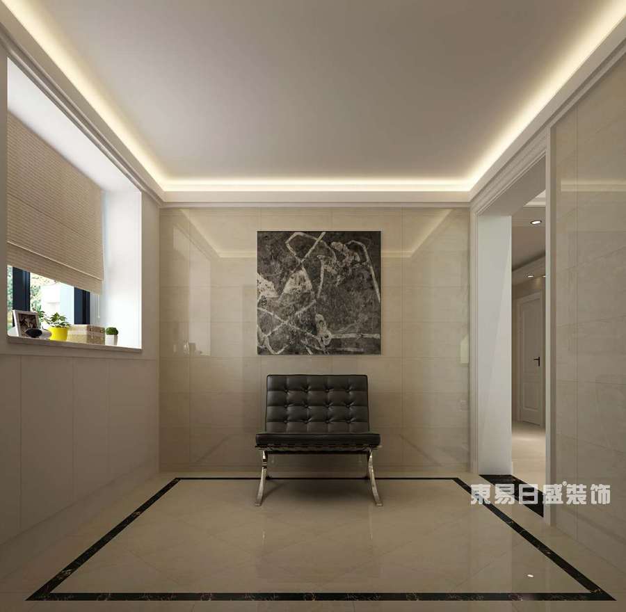 桂林空院别墅500㎡现代简约风格：休息室装修设计效果图