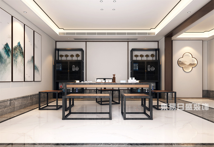 别墅-中式-茶室