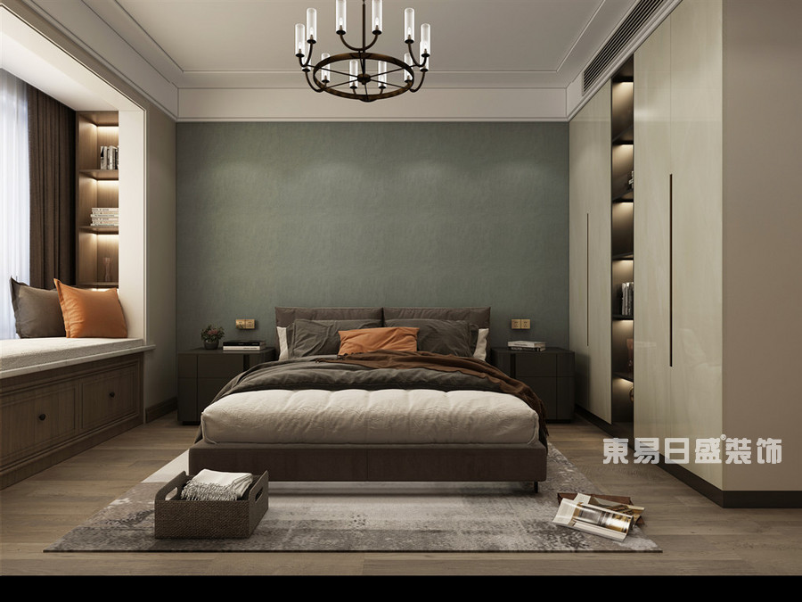 建业十八城-240平米-卧室-现代简约-装修效果图