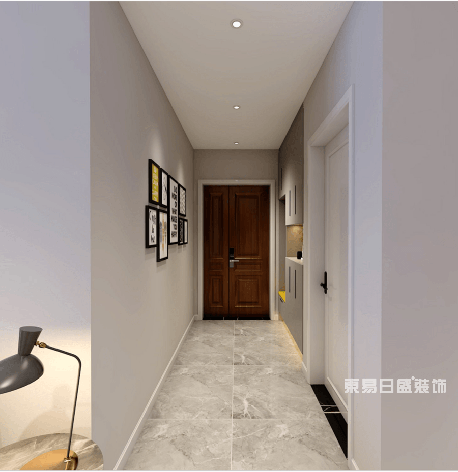 三和·紫东苑-120平米-走廊-现代简约-装修效果图