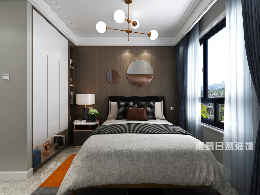 建业十八城-100平米-卧室-现代简约-装修效果图