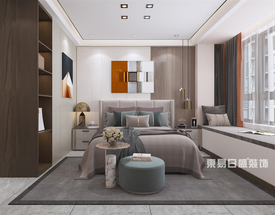 建业世和府-136平米-卧室-现代轻奢-装修效果图