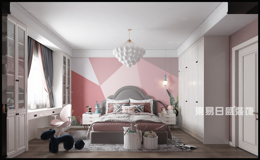 龙源新城-163平米-卧室-欧式风格-装修效果图