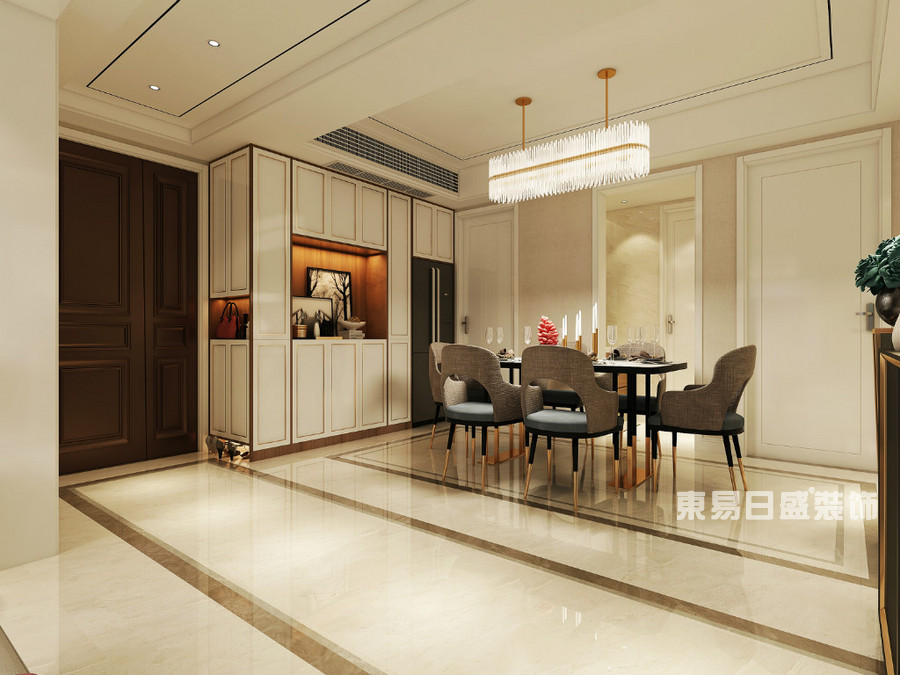 天中国际-120平米-餐厅-现代轻奢-装修效果图