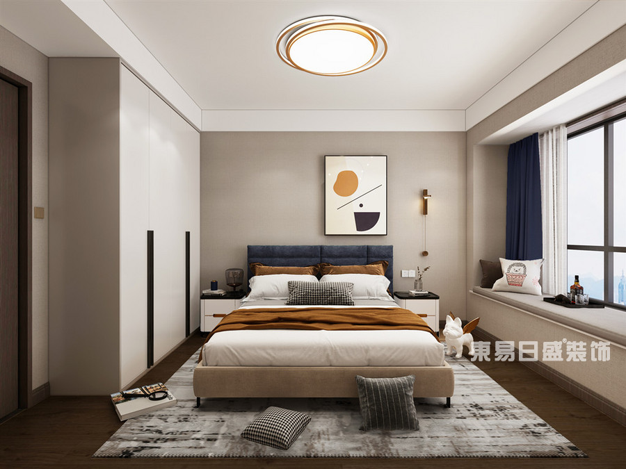 碧桂园-115平米-卧室-现代简约-装修效果图