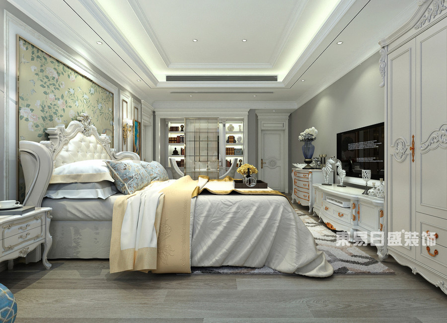 卧室同样延续了客厅以浅色为主调的设计风格