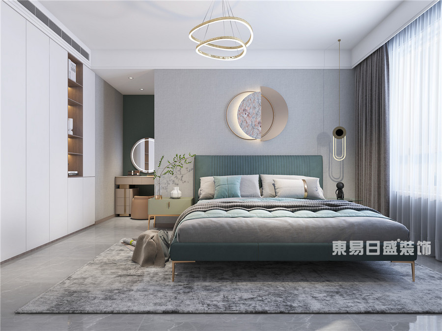 置地新时代嘉园-156平米-卧室-现代简约-装修效果图