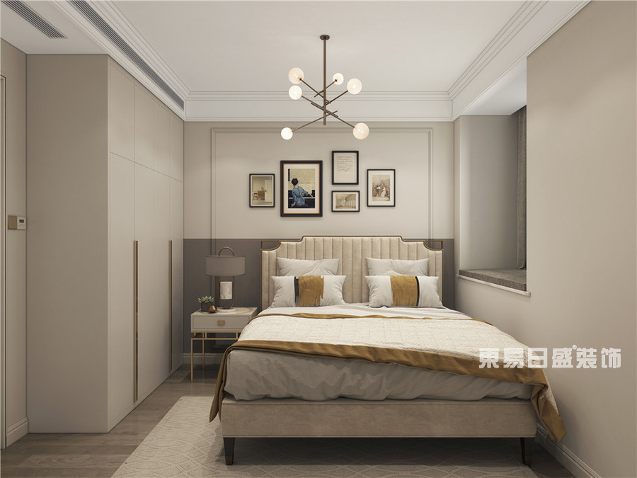 尚善雅居-118平米-卧室-现代简约-装修效果图