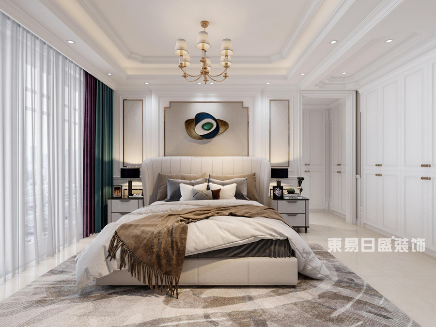 碧桂园-370平米-卧室-欧式风格-装修效果图