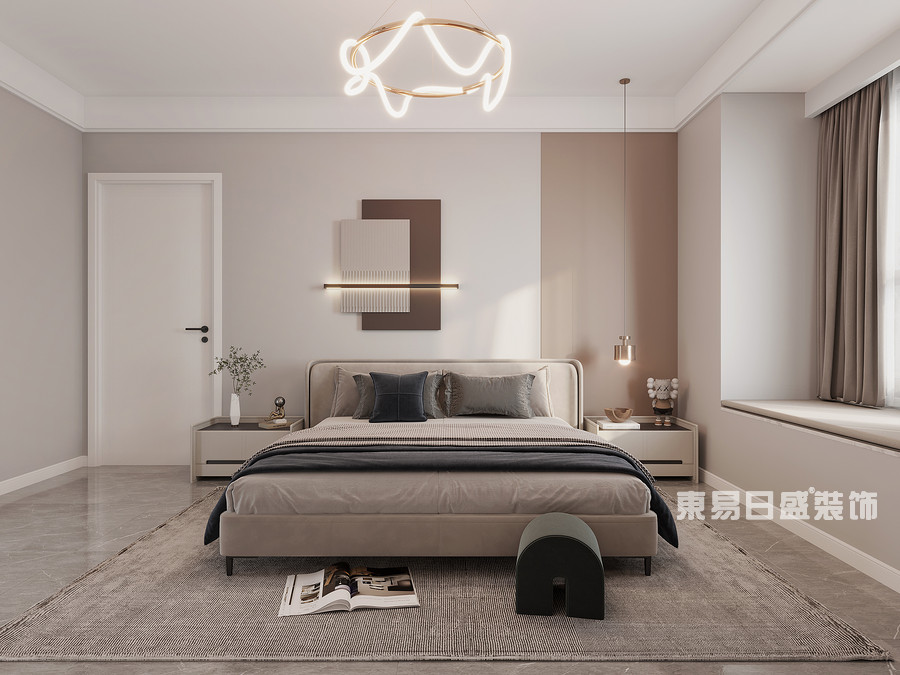 世和府-145平米-卧室-现代简约-装修效果图