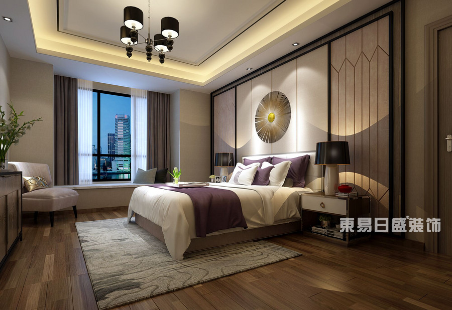 桂林国惠村复式楼385㎡现代混搭风格：客卧室装修设计效果图