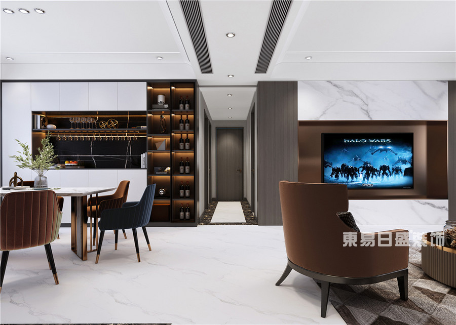 碧桂园-190平米-餐厅-现代简约-装修效果图