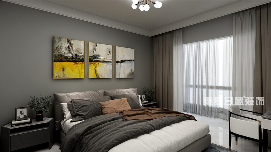 玫瑰苑-148平米-卧室-现代简约-装修效果图