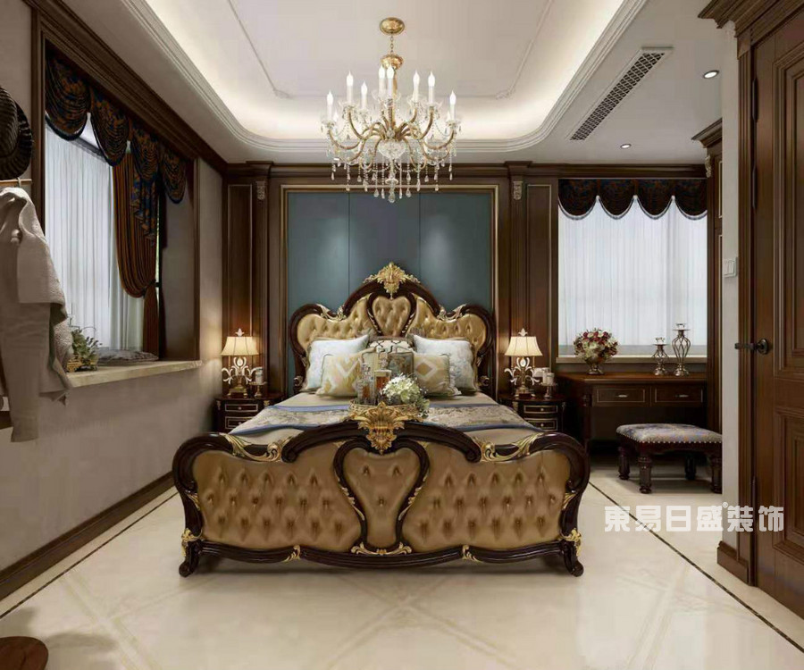 新城国际-156平米-卧室-欧式风格-装修效果图