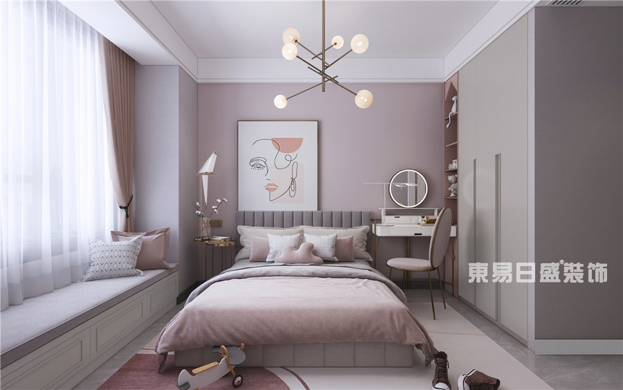 置地新时代嘉园-170平米-现代简约-卧室-装修效果图